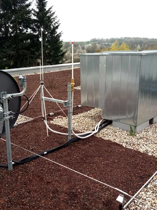 BOS-Funkanlagen Antennenanlage von Bretz & Hufer | Frankfurt